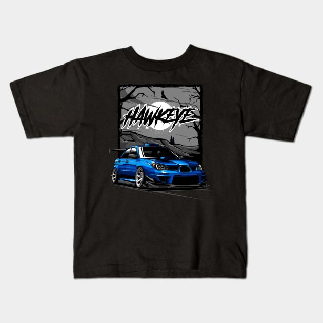 SUBARU HAWKEYE - PAPAYA STREETART Kids T-Shirt by papayastreetart